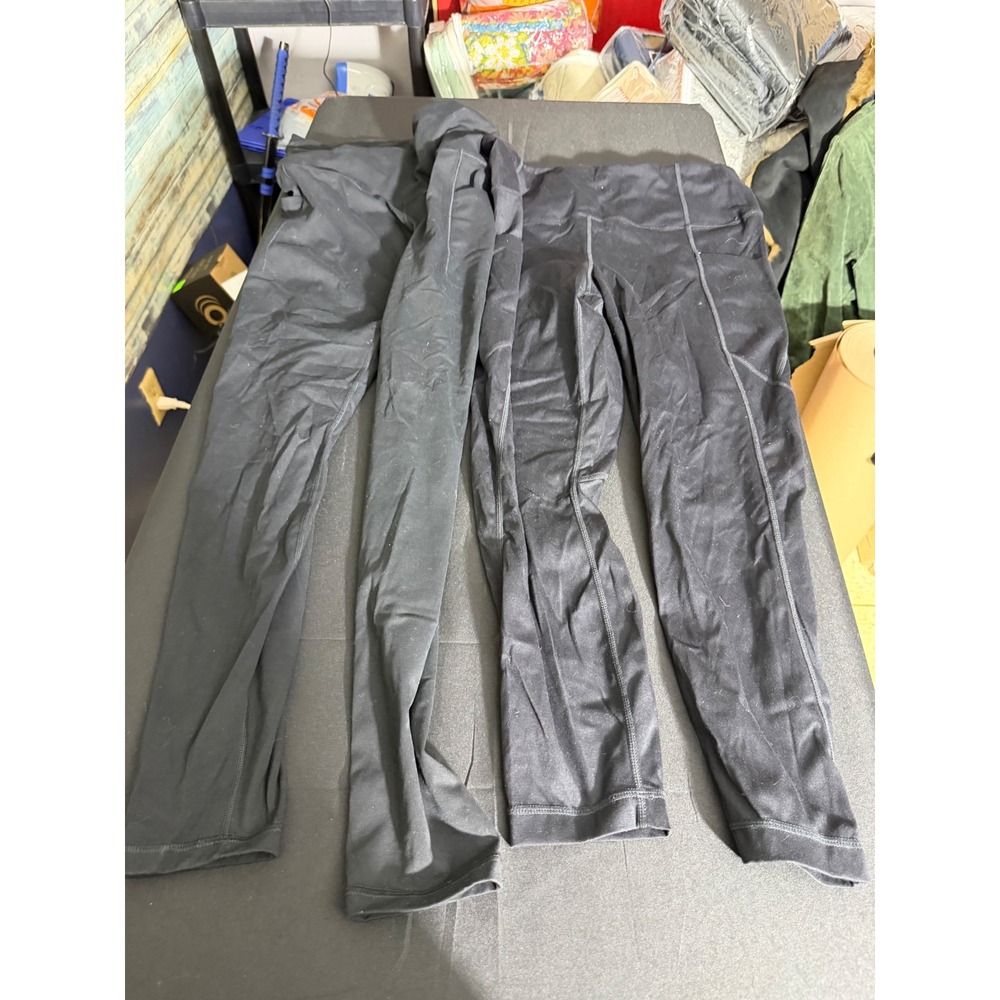 Member's Mark Ododos Leggings XL Black Excellent Bundle 2 Pairs Ankle Activewear